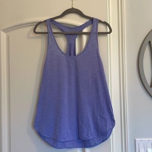 Lululemon Periwinkle Racerback Loose Tank Top Size 10